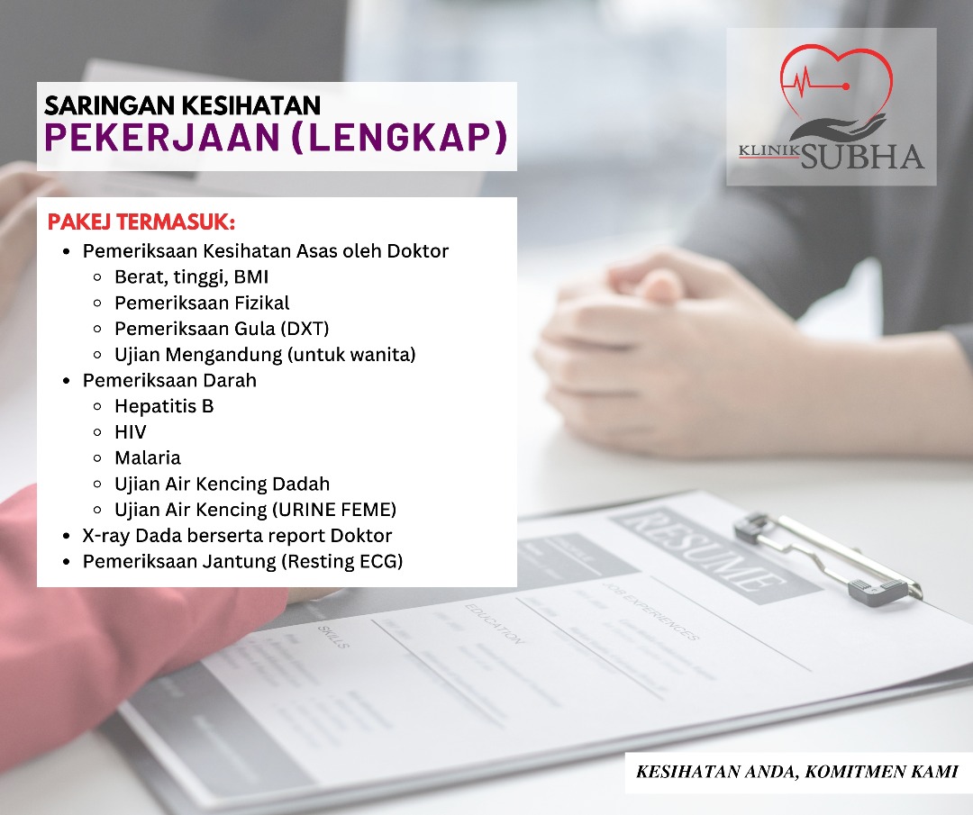 Comprehensive Pre-Employment Health Screening