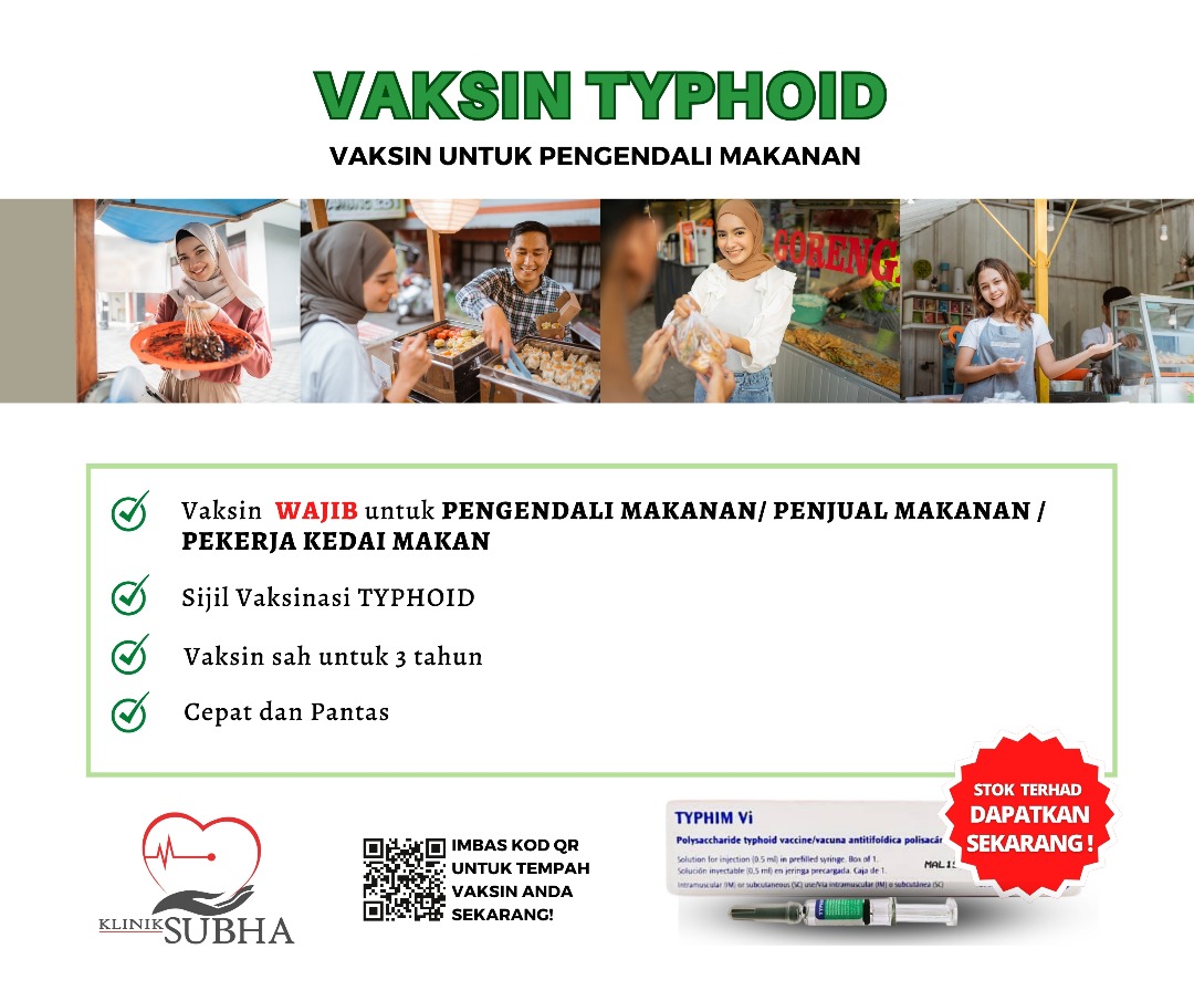 Typhoid Vaccine For Food Handlers