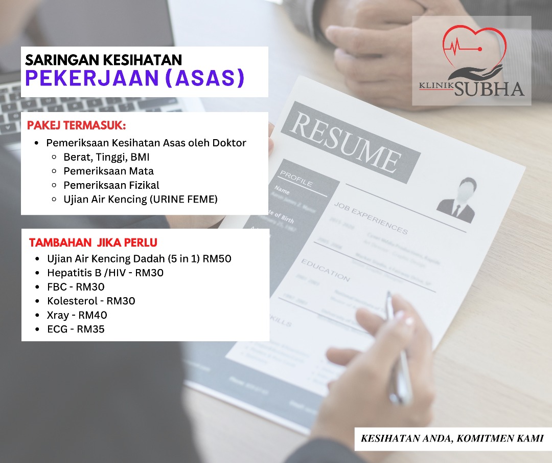 Basic Pre-Employment Health Screening